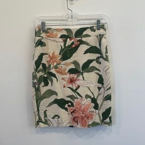 Ann Taylor Floral Pencil Skirt